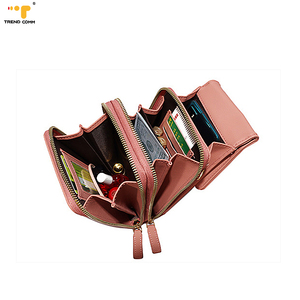 Sac à bandoulière en cuir PU pour femmes Forever Young Sac à main pour téléphone portable à la mode avec compatibilité avec écran tactile - Product Image 4