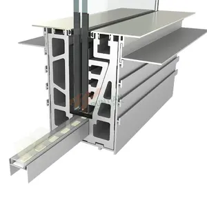 Base de alumínio da braçadeira do canal u do perfil da escada sem moldura da montagem superior
