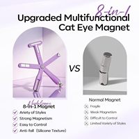 Outil magnétique 8-en-1 pour ongles en gel, aimants multi-effets pour salon de manucure DIY