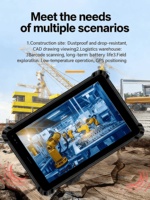 Tablet PC Industrial Resistente con Windows 11, NFC, GPS, Reconocimiento de Huellas Dactilares, IP67 a Prueba de Agua, N5100 8G+128G+5G/WiFi/BT