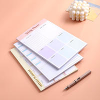 Planificateur de bureau hebdomadaire en carton rigide, facile à écrire sur, avec liste de tâches hebdomadaire, bloc-notes planificateur avec 52 feuilles non datées, pages détachables