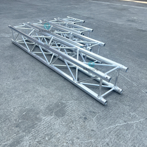 Hoogwaardige TUV-gecertificeerde zilveren 290x290mm vierkante spigot podiumverlichting aluminiumlegering <span class=keywords><strong>truss</strong></span> voor DJ concerten, feesten en evenementen - Product Image 5
