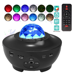Lámpara de proyector de noche de estrella inteligente WIFI láser cielo estrella proyección LED altavoz de música para lámpara de dormitorio Galaxy con conectividad BT - Product Image 1