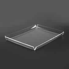 Hiện đại trong suốt bàn hiển thị khay FDA kiểm tra chất lượng cao Acrylic hiển thị cho món tráng miệng bánh mì 20cm rõ ràng màu sắc có sẵn kệ - Product Image 4