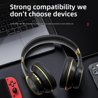 Headset Gaming Over Ear ENC Peredam Kebisingan IPX4 Tahan Air HIFI Stereo Bass Boost Daya Tahan Baterai Lama Nirkabel Musik Perjalanan