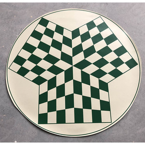Set di <span class=keywords><strong>Scacchi</strong></span> per Tre Giocatori, Pezzi <span class=keywords><strong>Colorati</strong></span> 3D Pesati, Scacchiera in Pelle PU Regolamentare - Product Image 2