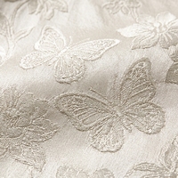 Robe de Soirée Élégante Champagne à Motifs Floraux Jacquard, Col Carré, Bretelles Fines, Coupe Trapèze, Longueur Cheville, Respirante, pour Invitée de Mariage, Personnalisable OEM/ODM