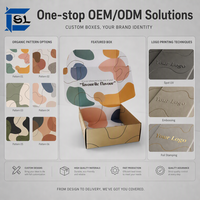 Fabricant de boîtes pliantes en carton ondulé personnalisées avec impression OEM et design de motifs uniques pour l'emballage de produits de vente au détail