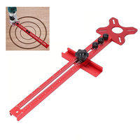 Machine de coupe de guide rond de fraisage de travail du bois de perçage de rabot de cannelure universelle pour le gabarit de coupe de cercle de routeur en bois