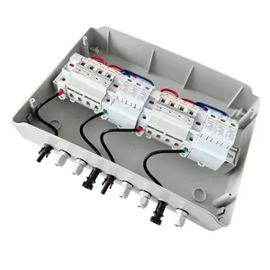 ZCEBOX IP65 Solar DC Pv Combiner Box 2 In 2 Out 2 Strings 600V 25A Combiner Box mit CE-Zertifizierung