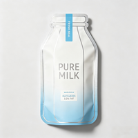 Sachets de poudre d'électrolytes en plastique pour aliments pour bébés, mini-sachets Mylar pour lait, sachets de 1g pour ferment lactique pour yaourt et jus