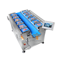 Machine de remplissage et d'emballage automatique pour saucisses de Francfort avec peseuse combinée multi-têtes à convoyeur pour sacs