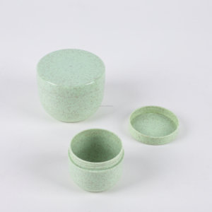 80G 120G 200G 250G Phân Hủy Rơm Lúa Mì 8Oz Rỗng Chăm Sóc Da Jar Phân Hủy Sinh Học Container Với Nắp Cho Cơ Thể Chà - Product Image 3