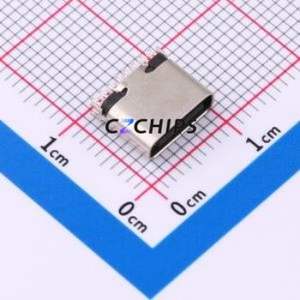 TYPE-C-616-LJRH650 USB Connector SMD Connector ( Connector Type: Type-C )( Gender: Female )( Mounting Type: Clamp Plate ) - Product Image 1