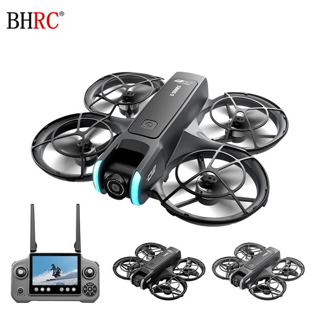 D2 Lightweight RC Drone 4.3 Inch Screen Remote Controller Adjustable Aircraft Beginner Intelligent Obstacle Avoidance Quadcopter