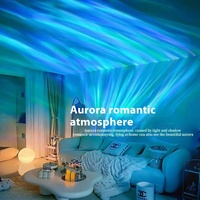 USB romantique rêveur veilleuse transfrontalière aurores boréales ciel étoilé projecteur lampe plastique chambre atmosphère appareil ménager