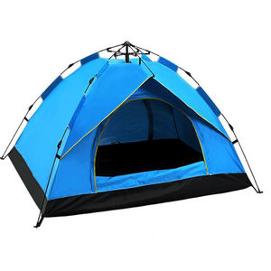 Tentes <span class=keywords><strong>de</strong></span> camping pliantes portables automatiques <span class=keywords><strong>Tente</strong></span> pop-up en tissu Oxford imperméable pour 1 à 2 et 3 à 4 personnes pour l'extérieur - Product Image 3