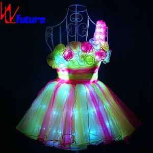 Vestido luminoso de cantante, vestido de dama de honor <span class=keywords><strong>en</strong></span> línea, luz LED luminosa, vestido de fiesta de boda brillante - Product Image 3