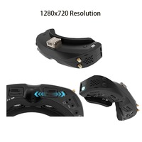 Lunettes FPV Skyzone SKY04O PRO avec double écran OLED 720p, récepteur Steadyview 5.8G 48CH, champ de vision de 42 degrés, suivi de tête, casque HD pour drone