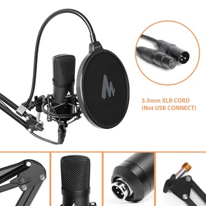 MAONO Bộ Micro Có Dây Màu Đen Cho Nhiều Thiết Bị Micro Ngưng Tụ XLR Chuyên Nghiệp - Product Image 6