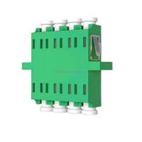Aksesoris Adaptor Konektor Quad FTTH 4 Core LC UPC MM OM3 OM4 SM 9/125 Fiber Optik