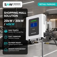 Cargador de Pared para Vehículos Eléctricos de Grado Comercial de Alta Calidad, 22kW, Estación de Carga Rápida AC para Centros Comerciales y Estacionamientos de Edificios de Oficinas