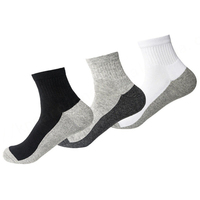 Vente à chaud de chaussettes de sport pour hommes en coton de haute qualité Logo personnalisé équipage tricoté respirant Absorption des chocs pour l'automne