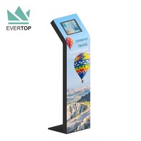 Support de tablette pour kiosque LSF06 9,7-12,9 pouces, verrouillable, robuste, pour iPad, support de sol pour tablette, boîtier de tablette, support de sécurité pour kiosque