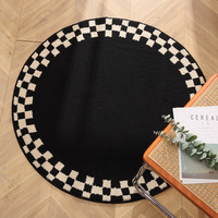 Tapis de salon populaires, tapis en peluche doux, tapis antidérapant, tapis lavable, tapis de décoration pour la maison