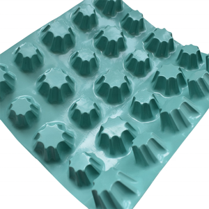Couche de drainage des eaux pluviales du tunnel du toit avec noyau de fossette Panneau de drainage personnalisé <span class=keywords><strong>Géotextile</strong></span> laminé - Product Image 1