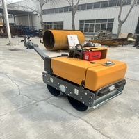 Compacteur routier miniature à double tambour BM60, poids 600 kg, moteur d'origine, système entièrement hydraulique, puissance 6 kW