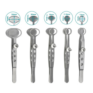 Meilleures ventes : Ensemble de pinces chirurgicales ophtalmiques manuelles Desmarres pour chalazion, en acier inoxydable allemand, 11 cm - Product Image 4
