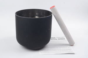 BNT placcato in cristallo di quarzo colorato ciotola di canto con O-ring in gomma e montone O mazzuolo in pelle di pecora - Product Image 3