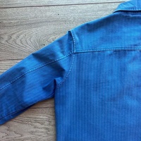 Veste de travail vintage à chevrons Squirorkop personnalisée OEM/ODM, boutonnée, délavée, style rétro classique pour homme