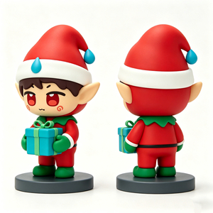 Figurine d'action en PVC 3D personnalisée en plastique, impression plastique sur mesure, jouet en vinyle, figurine en vinyle sur mesure OEM - Product Image 3
