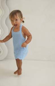 Abito da vacanza da bambino senza schienale in <span class=keywords><strong>maglia</strong></span> Pointelle - Product Image 4