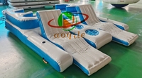 Vente Flash : Canapé Gonflable Personnalisé pour 6 Personnes, Île Flottante pour Lac et Rivière, Matériel PVC Certifié CE