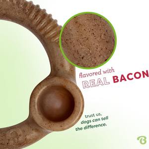 Voor Hete Verkoop Weldoener Hond En Kattenvoer Kwaliteit Nylon Harde Bijtbestendige Kies Cirkel Bijtspeelgoed Alle Seizoenen - Product Image 2