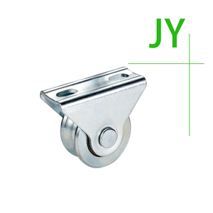 Roulette de support inférieure pour portail coulissant en métal galvanisé double zinc, roulement à billes, poulie - Product Image 3