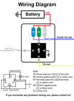 Boîte de relais de rechange automobile 12V/24V 30/40A pré-câblage personnalisable boîte de relais et de fusibles à 3 voies avec modules remplaçables