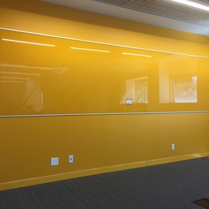 9003 Pure Ultra White Solid Structure Glass Double Coated Back Painted <b>Lacquered</b> Glass for Hotel Application - Product Image 2