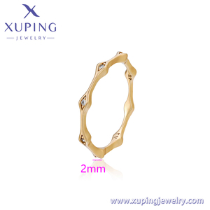 Anillo de Joyería de Diamantes de Oro de 18K, Elegante y Exquisito, de <span class=keywords><strong>Xuping</strong></span> 16214, Regalo para el Día de San Valentín, Anillo para Mujer - Product Image 2