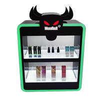 Vitrines LED personnalisées pour tabac et cigarettes, avec verrouillage et roulettes, pour magasins de détail