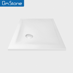 American Standard Diamond Custom-Made Modern Rectangle Artificial Stone Receveur de douche Surface solide certifiée CUPC pour les hôtels - Product Image 4