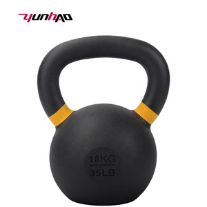 <span class=keywords><strong>Kettlebell</strong></span> en fonte de <span class=keywords><strong>32</strong></span> <span class=keywords><strong>kg</strong></span> de haute qualité Yuncheng, personnalisable avec logo, pour l'entraînement de musculation - Product Image 3