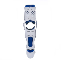 AMAIN Appareil de fixation orthopédique réglable à la taille et à l'articulation du genou et de la hanche Appareil de fixation pour la marche pour paraplégique