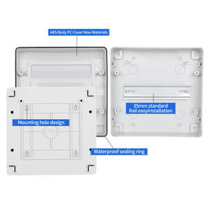 <span class=keywords><strong>HA</strong></span>-caja de empalme de plástico resistente al agua IP65, caja de distribución de 12 vías para exteriores, 300x260x140mm, duradera, 12 cuerdas - Product Image 2