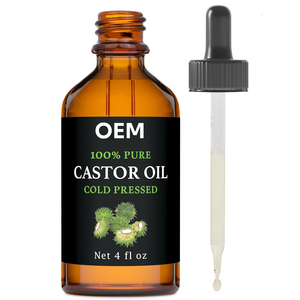 OEM GreenIVe 100% Huile de ricin pure pour la croissance des cils et des sourcils Hydratant organique pour la peau Detox Wraps Avantages de l'huile essentielle pour les cheveux - Product Image 1