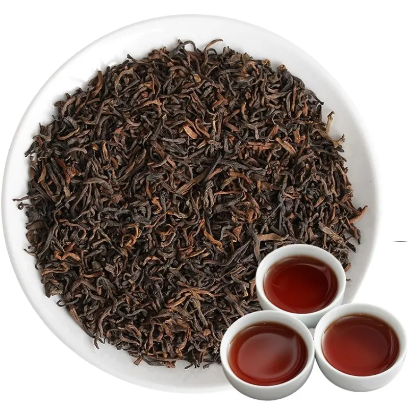 1kg gevşek veya hediye kutusu Yunnan Pu'er çay olgun yaşlı çay saray Pu'er gevşek çay