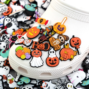 จี้รองเท้ารูปสัตว์การ์ตูนฮาโลวีนสุดหลอน ปี 2025 สำหรับตกแต่งรองเท้า ตัวละครฮาโลวีน ลูกกวาด ของตกแต่งรองเท้าช่วงฤดูใบไม้ร่วง อุปกรณ์เสริมจี้รองเท้า - Product Image 3